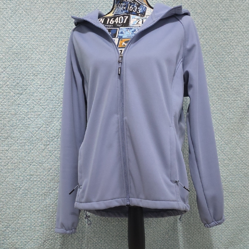 New Balance (Womens L) Light Violet Rain Utility Jacket Coat Spring/ Fall